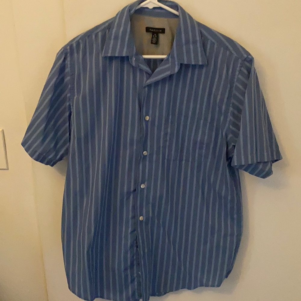 Blue Van Heusen Casual Button-Down